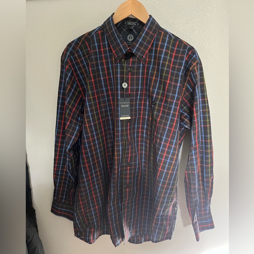 Large Viyella Mens Button Shirt
